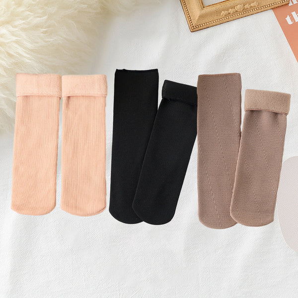 Thickening Winter Soft Velvet Snow Socks