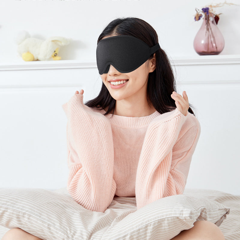 3D light-shielding memory foam sleeping mask