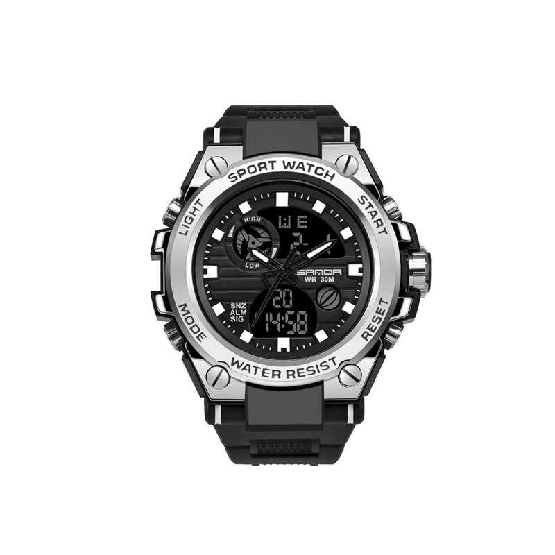 Men's  Double-display Waterproof Luminous Watch