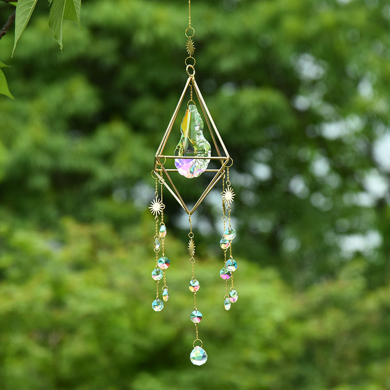 Geometric Prism Sun Catcher