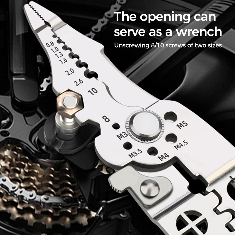 Multifunctional Wire Stripper Crimper Cutter Pliers