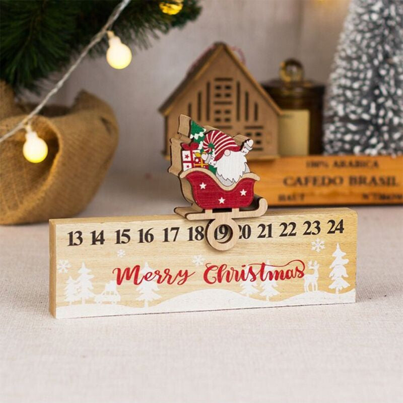 Wooden Mobile Calendar Ornament