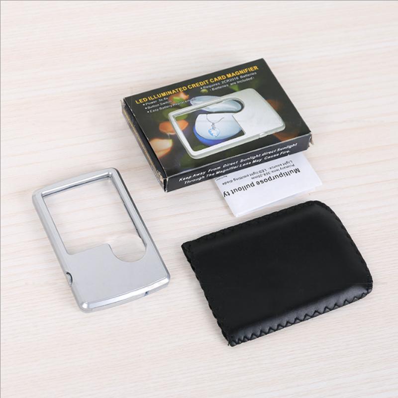 LED Card Type Magnifier for Reading