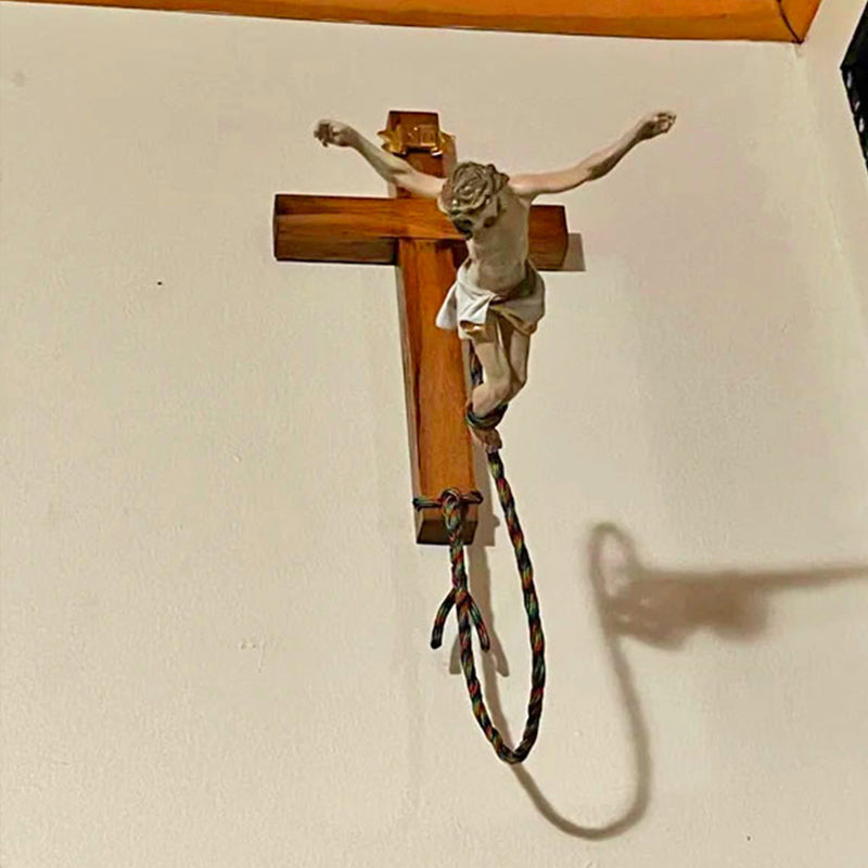 Bungee Jumping Jesus Religious Decoration