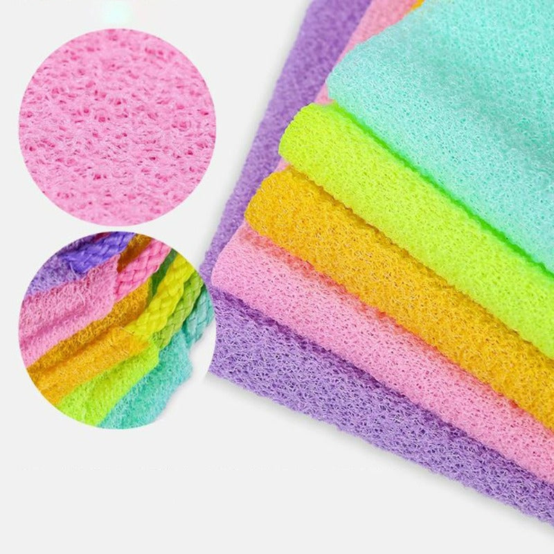 Stretchable Back Rub Bath Towel