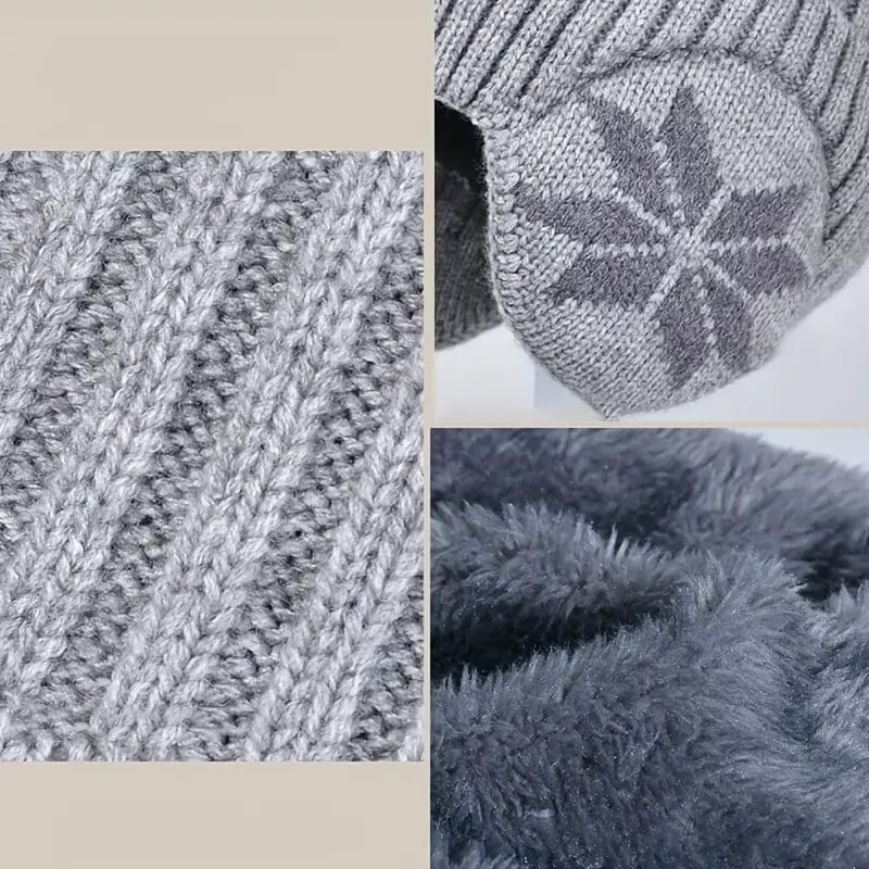 Cozy Knit Winter Beanie & Scarf Set