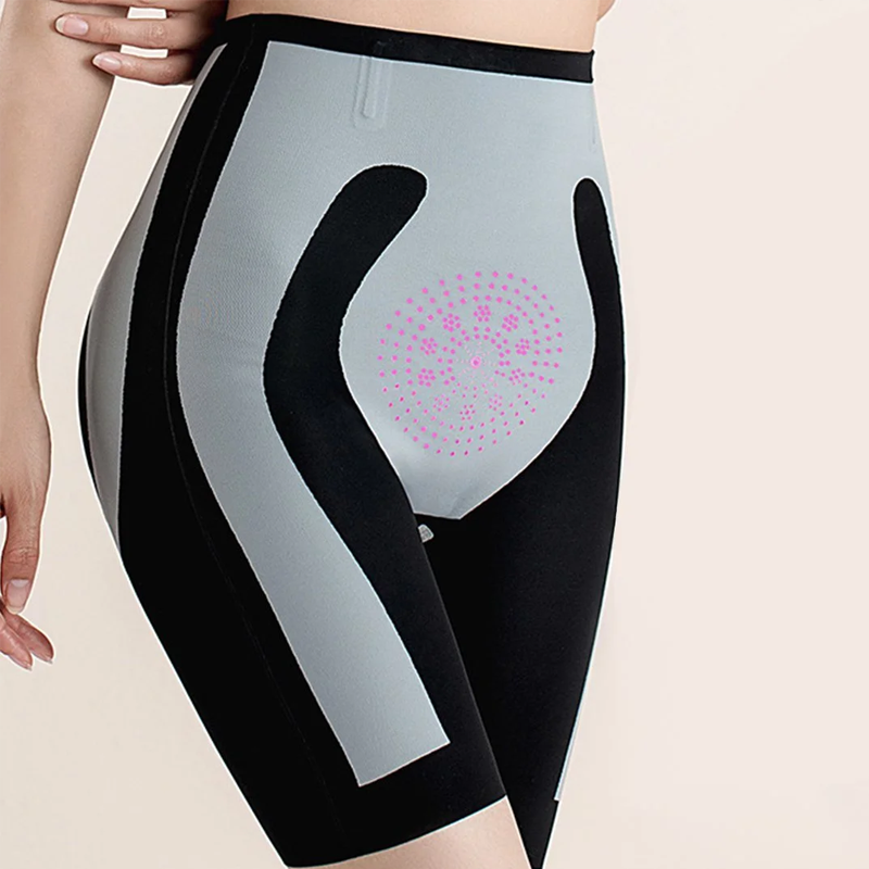 Seamless 5D Magnetic Levitation Hip Lift Sports Abdomen Shorts