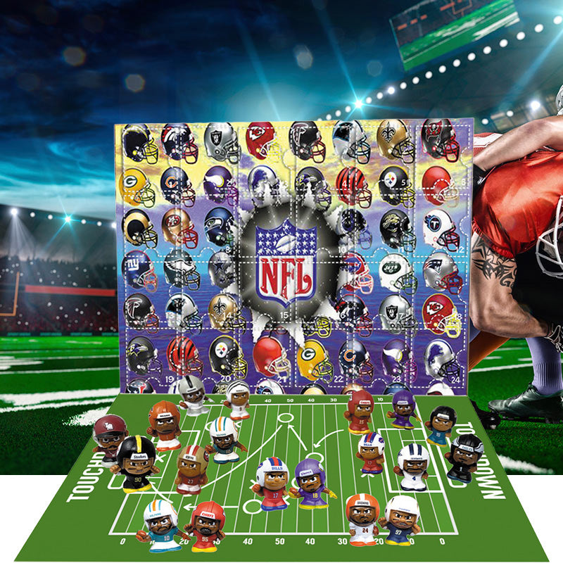 NEW NFL Advent Calendar - The One With 24 Little Doors