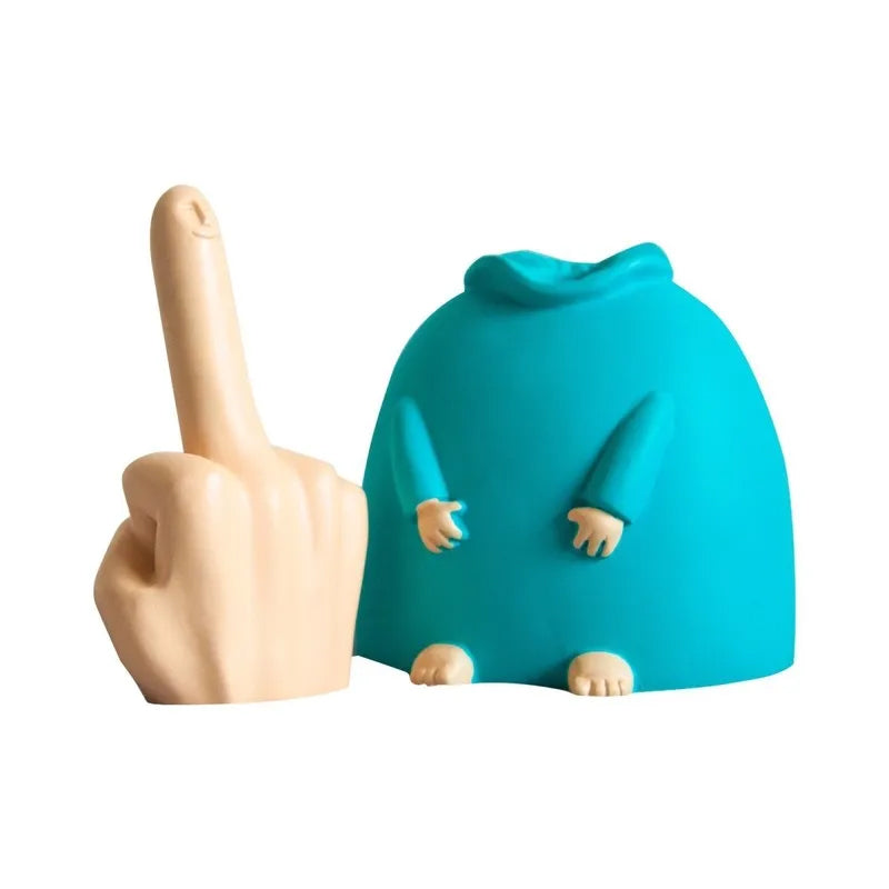 Little Blue Middle Finger Ornament