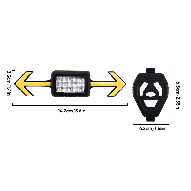 Bicycle Turn Signal Light