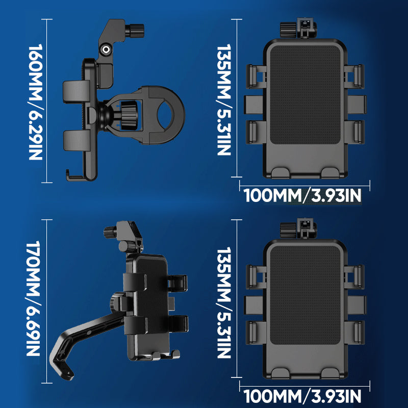 Motorcycle Phone Holder with Umbrella