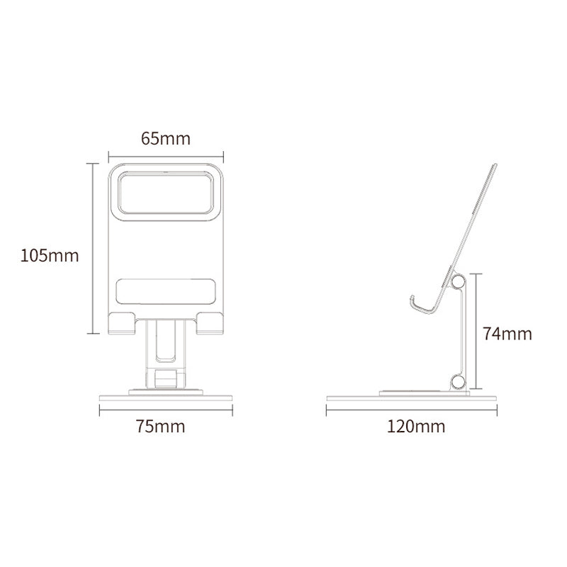 Tablet Stand 360 Rotation Adjustable Foldable Holders