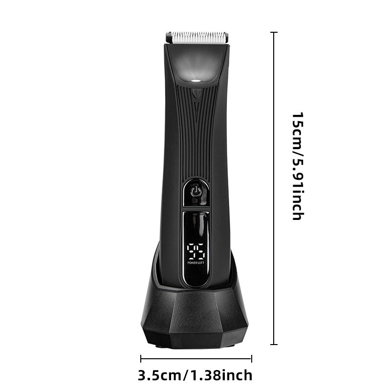 Full body washable hair trimmer with light