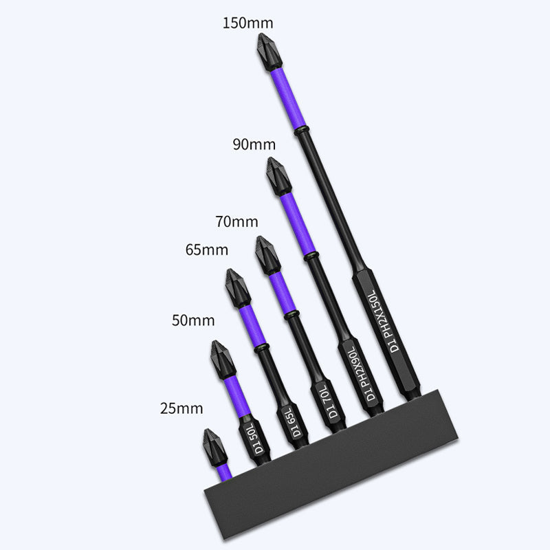 D1 Non-slip and Impact-Resistant Bit Cross Screwdriver Bits