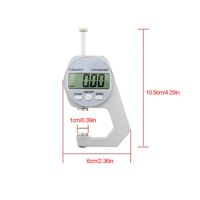 Digital Display Thickness Gauge