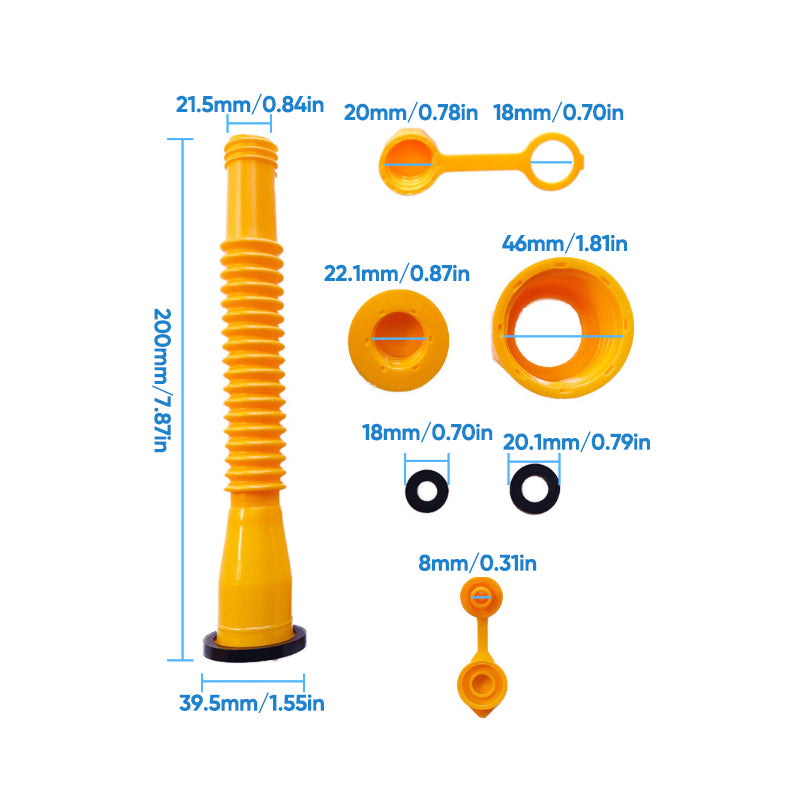 Hexagon nut threaded pipe set