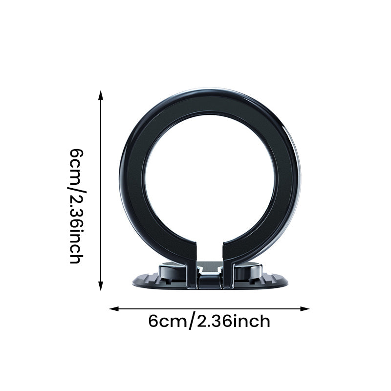 Foldable Car Mount Magnetic Ring Holder