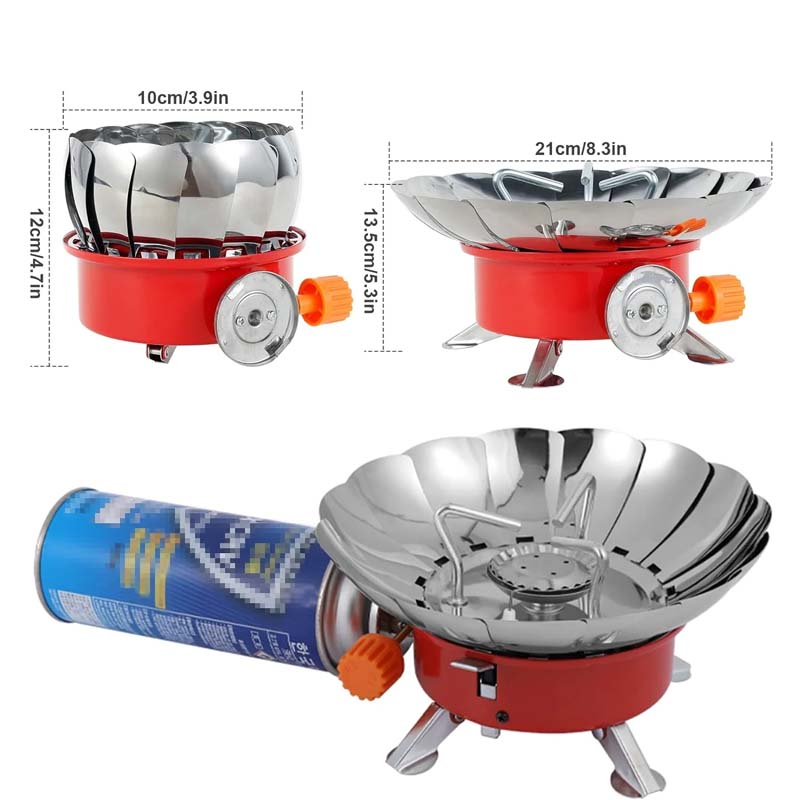 Portable Stainless Steel Gas Stove for Outdoor Camping