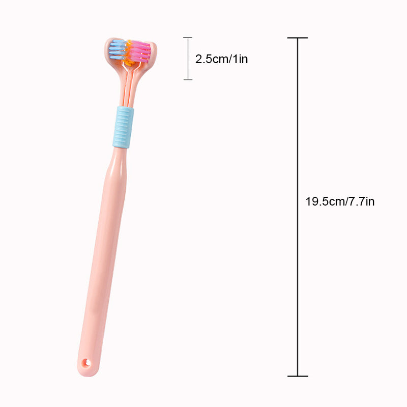 Three Sided Toothbrush