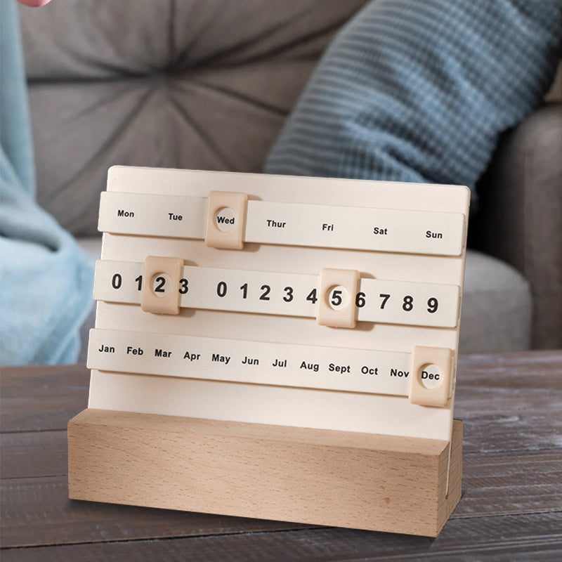 2024 Wooden Perpetual Calendar