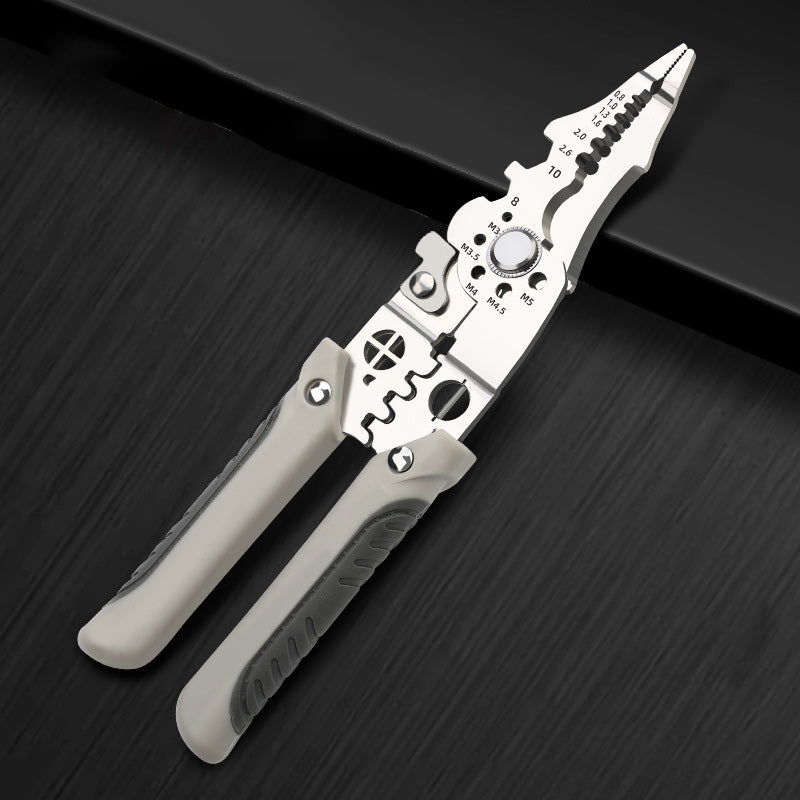 Multifunctional Wire Stripper Crimper Cutter Pliers