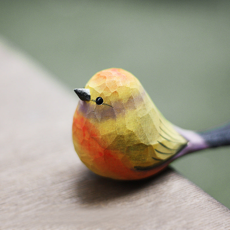 Cardinal Handmade Wood Carving