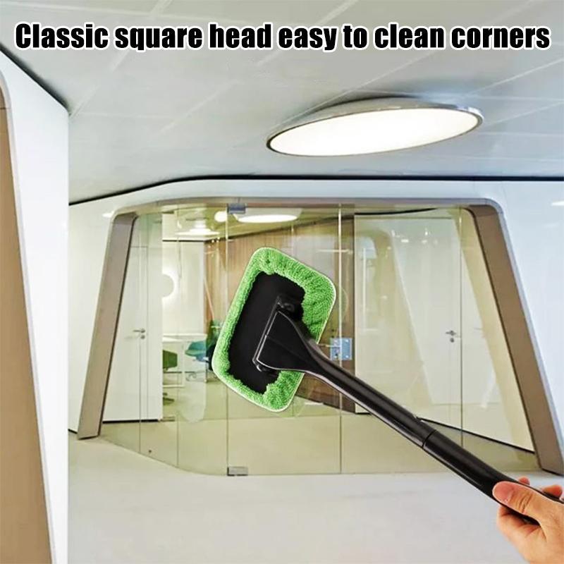 Microfiber Cleaner with 2 reusable microfiber hood