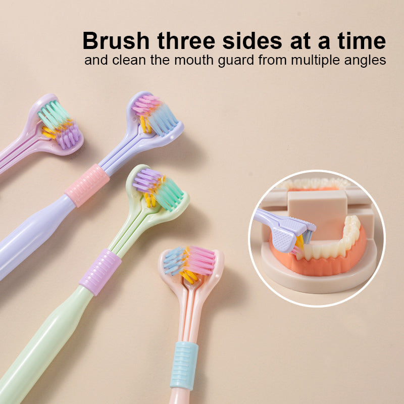 Three Sided Toothbrush