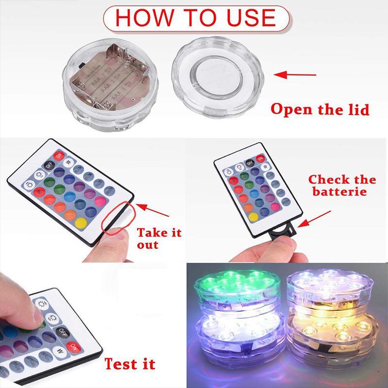 Remote Control Waterproof Magnet Suction LED Light