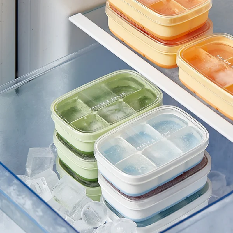 Mini Press Type Ice Cube Maker