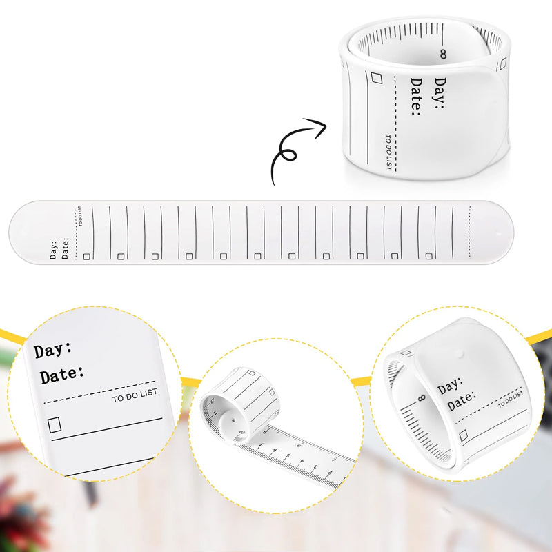 Reusable Silicone Memo Wrist Band