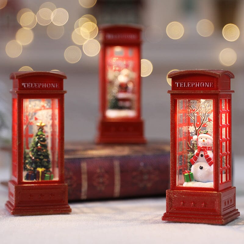 LED Lighted Spinning Christmas Lantern