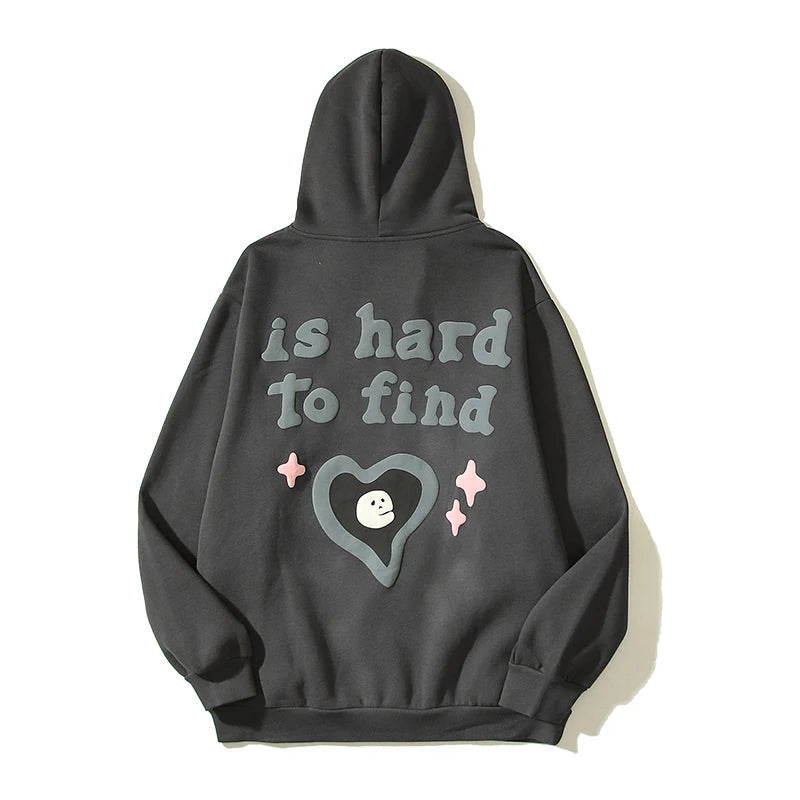 Puff print hoodie