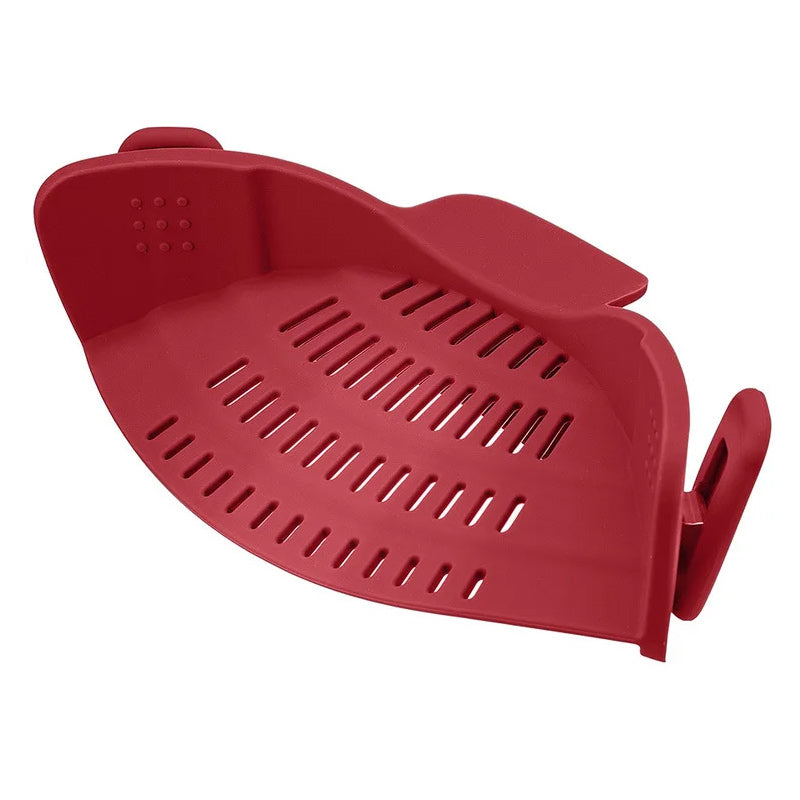 Clip On Strainer Silicone for All Pots and Pans