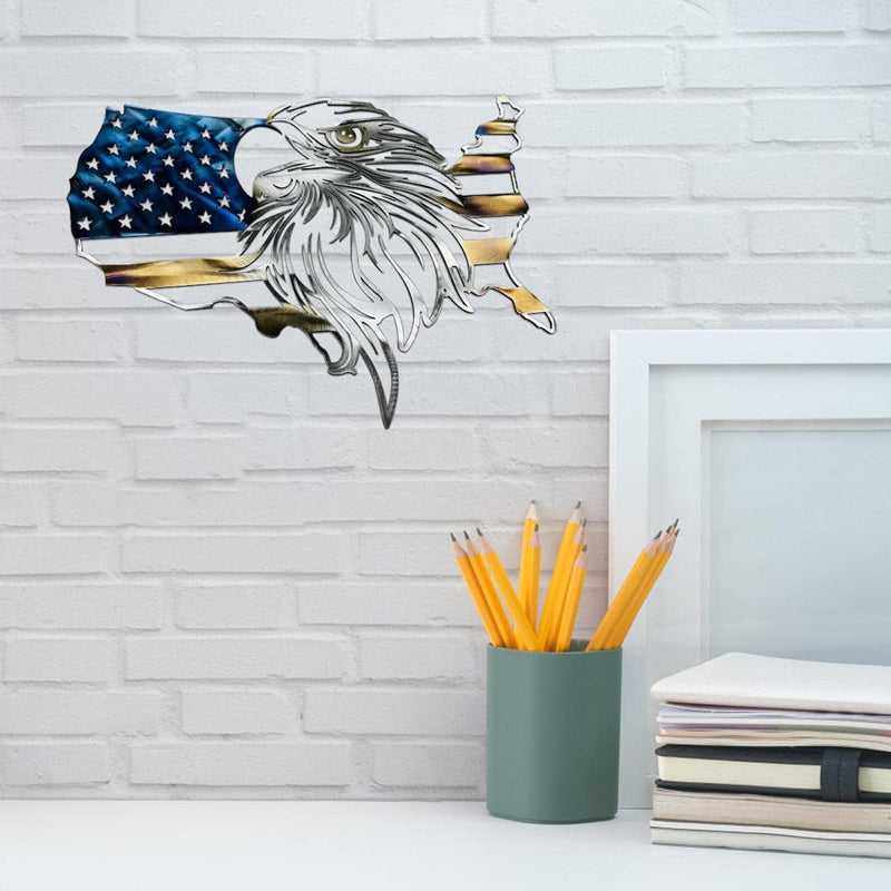 American Eagle Metal Flag