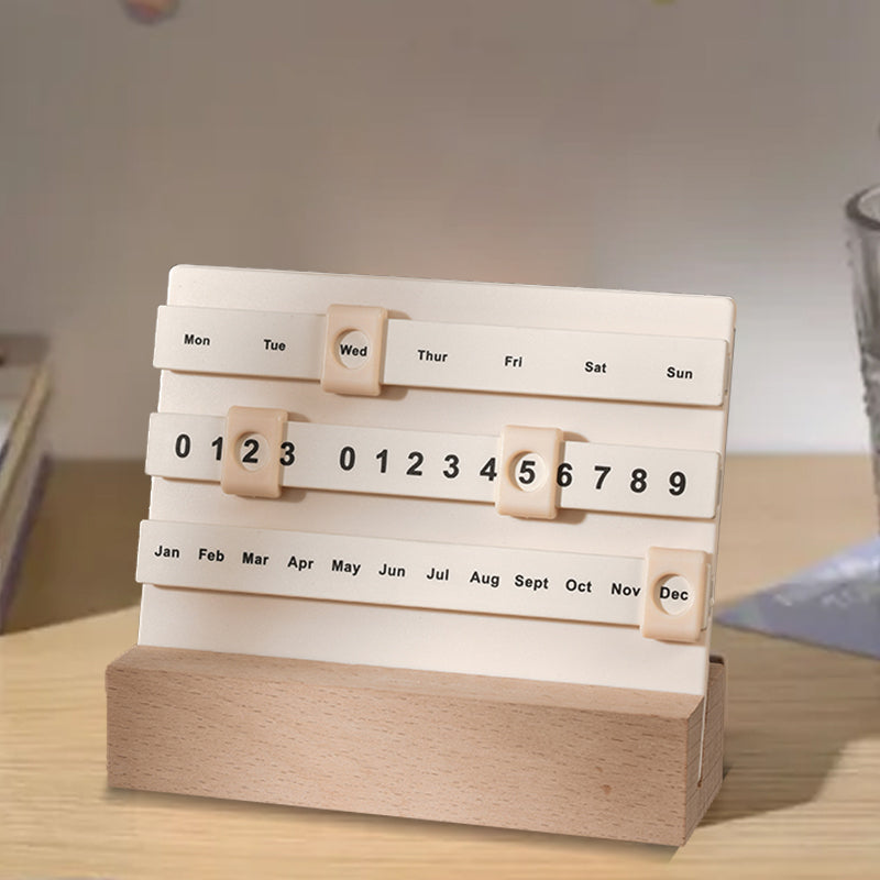 2024 Wooden Perpetual Calendar