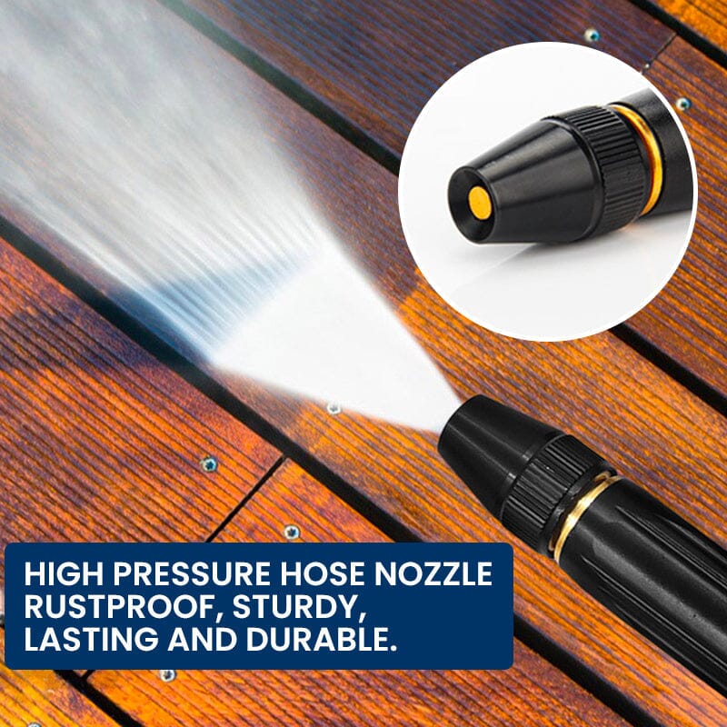 Heavy Duty Adjustable Twist Hose Nozzle Jet Sweeper Nozzle