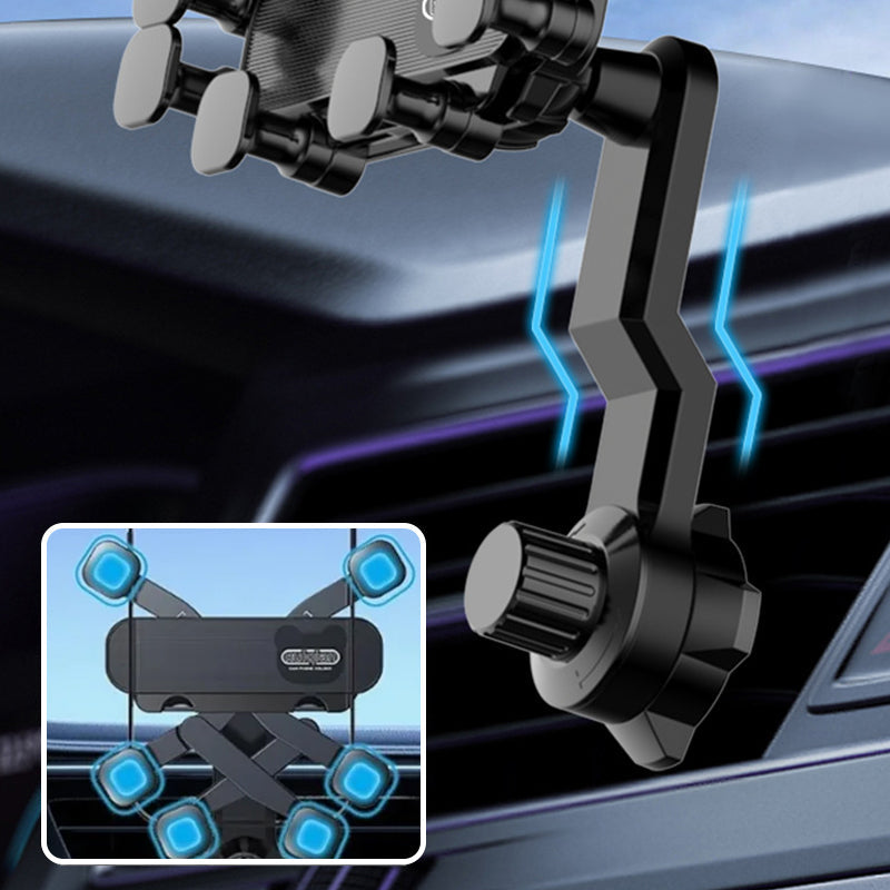 Gravity sensing universal car mount