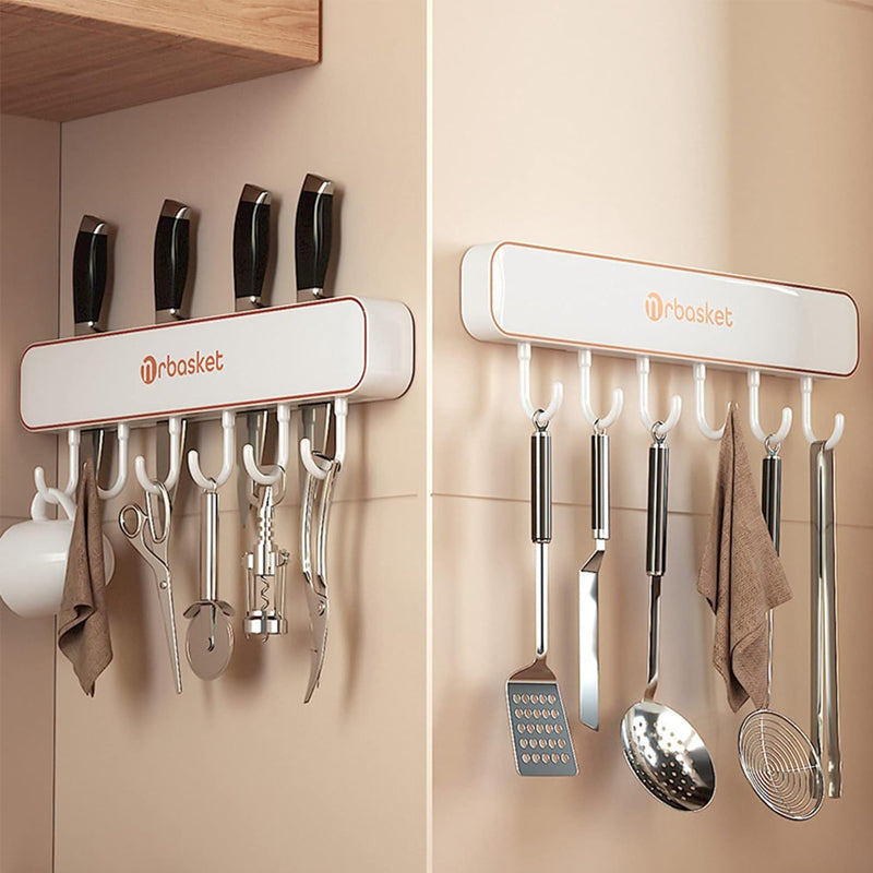 Multifunctional Wall-Mounted Knife Storage Rack