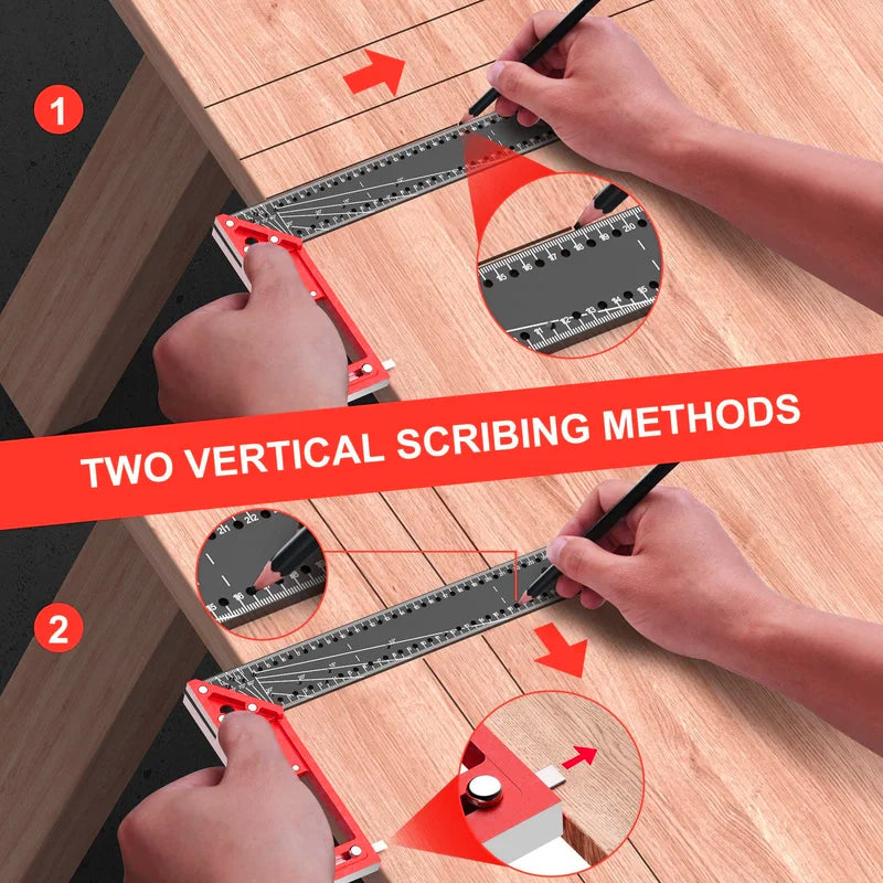 Multi-angle measuring ruler - High quality professional measuring tool