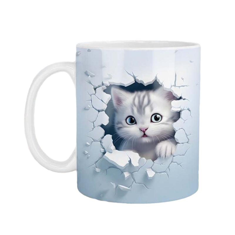 3D Print Kittens Hole In A Wall Mug