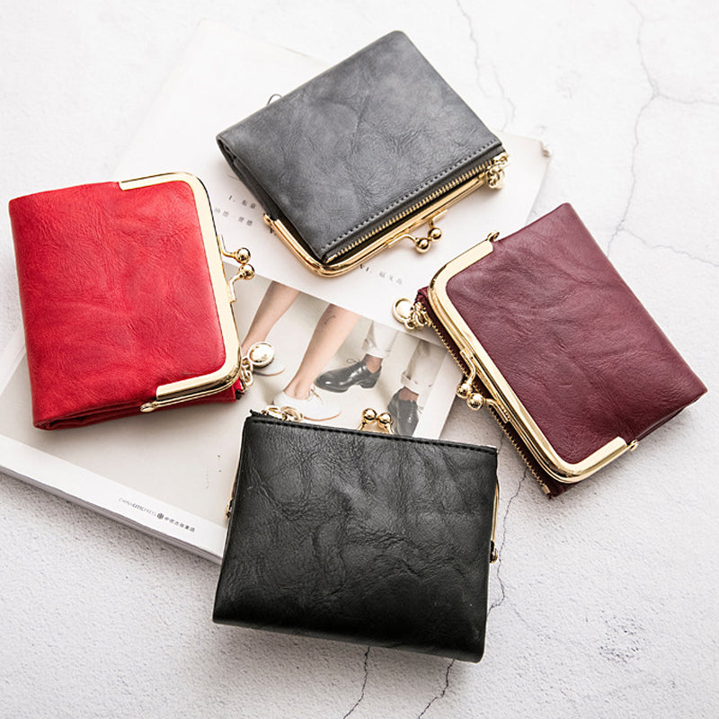 Mini Fashion Ladies Square Short Wallet