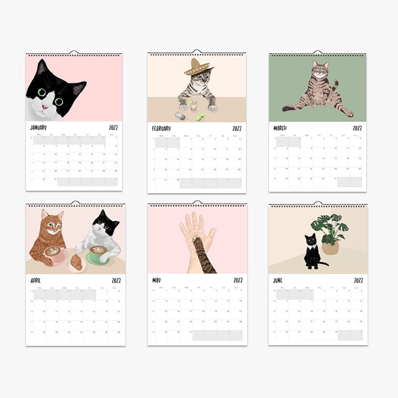 Cat Wall Calendar