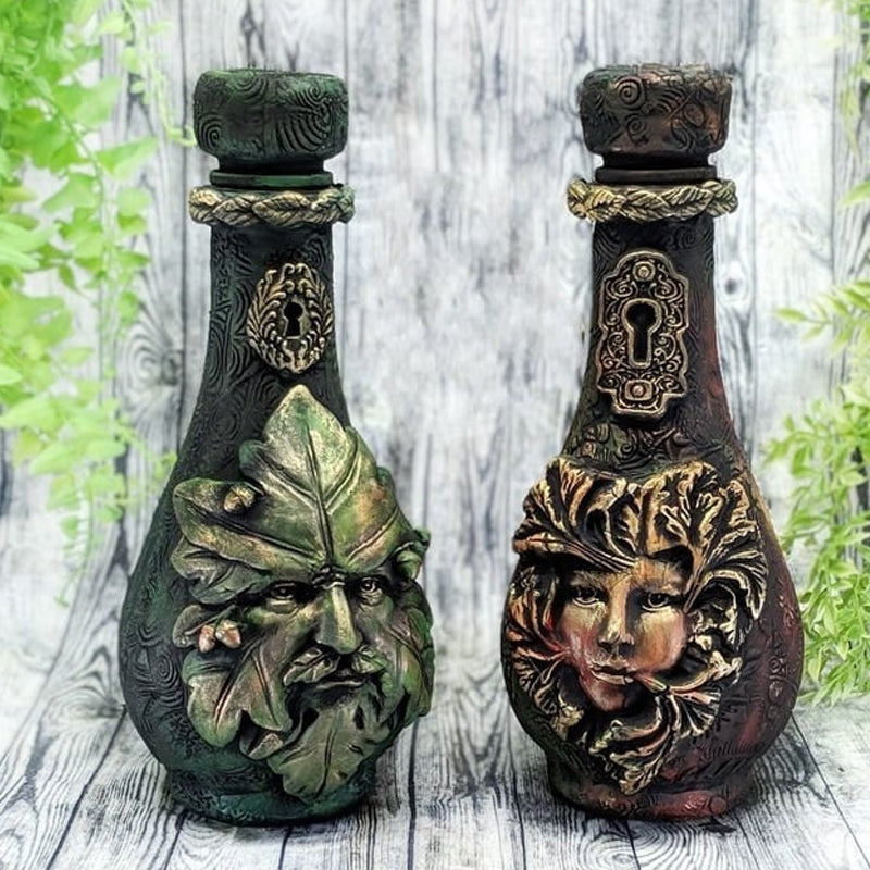 Magic sculpture potion bottle