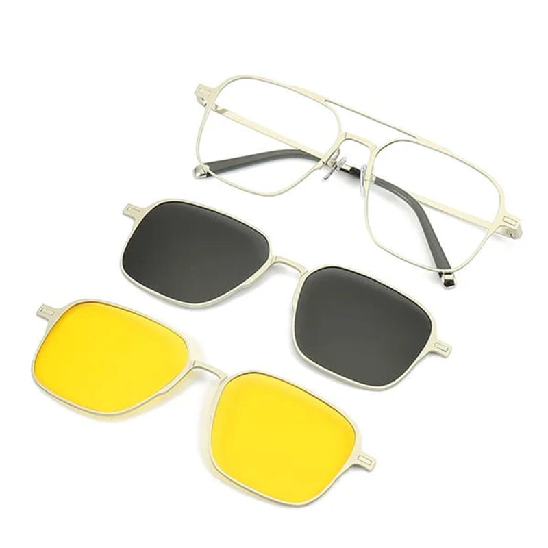 3-IN-1 MAGNETIC POLARIZED SUNGLASSES