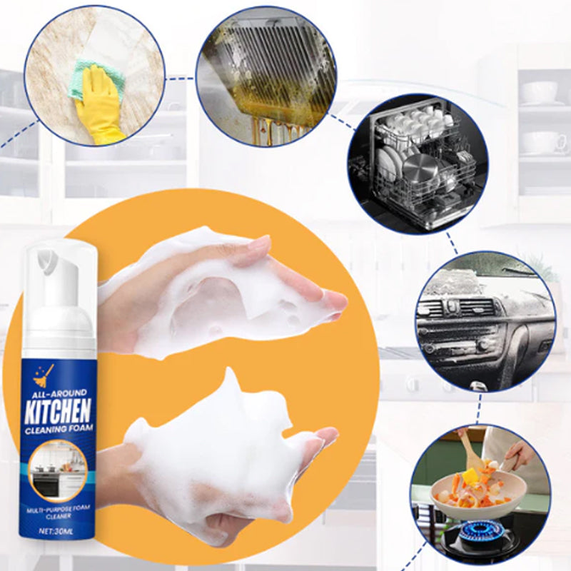 Heavy-Duty Kitchen Foaming Degreaser & Cleaner