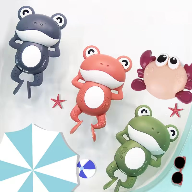 Baby Shower Clockwork Cute Animal Swimming Frog