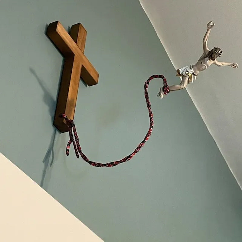 Bungee Jumping Jesus Religious Decoration