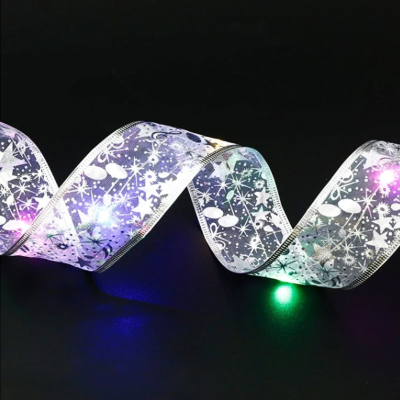 Christmas Ribbon Fairy Lights