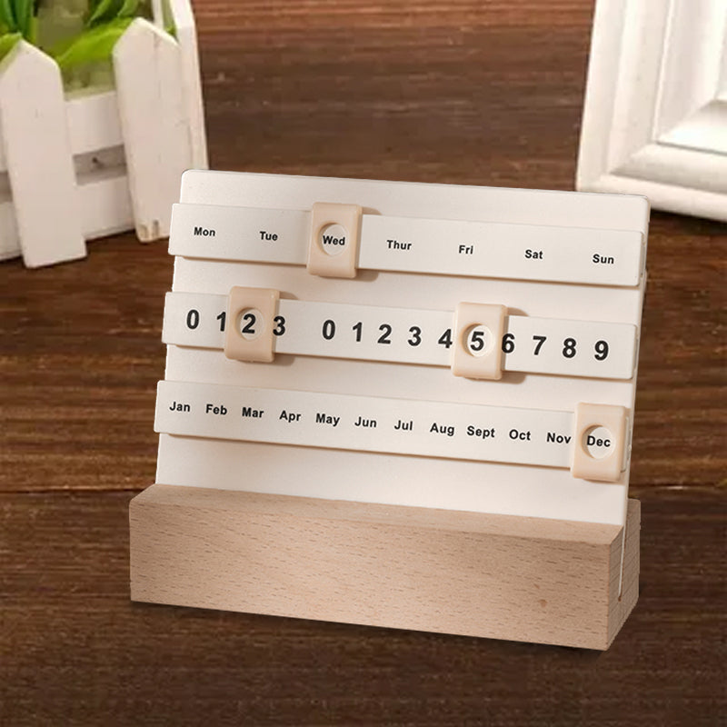 2024 Wooden Perpetual Calendar